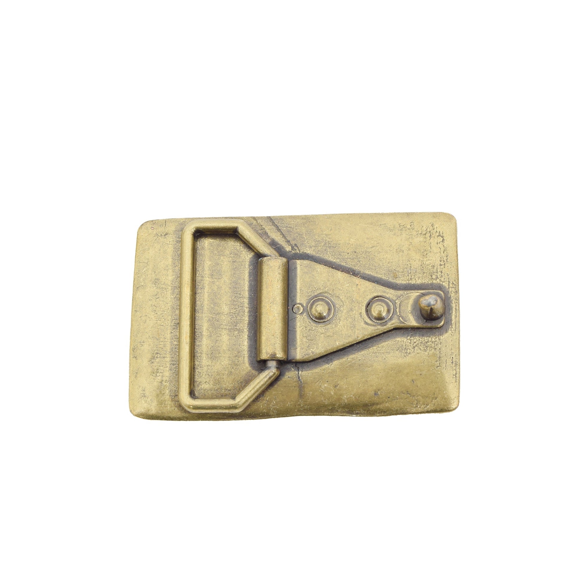 Gold Toned Removable Metal Belt Buckle Nemesis