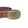 Gold Toned Removable Metal Belt Buckle Perithos