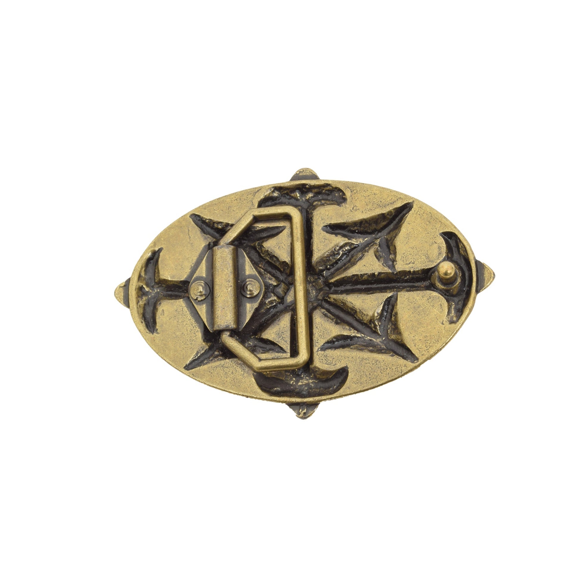 Gold Toned Removable Metal Belt Buckle Primal Prime