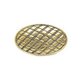 Gold Toned Removable Metal Belt Buckle Silverado