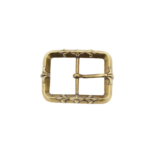 Gold Toned Removable Metal Belt Buckle Tenedos