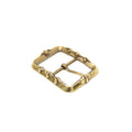 Gold Toned Removable Metal Belt Buckle Tenedos