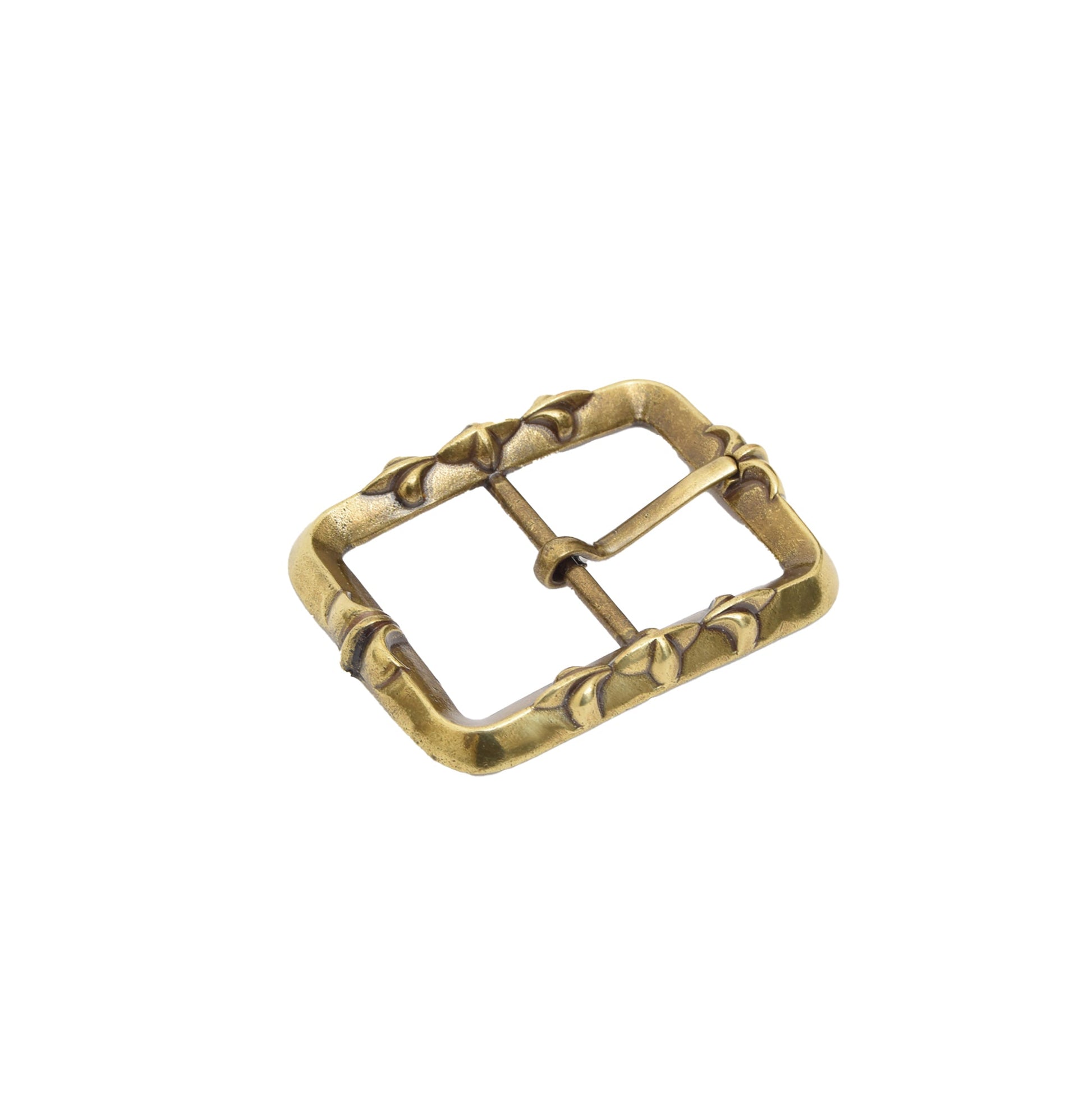 Gold Toned Removable Metal Belt Buckle Tenedos