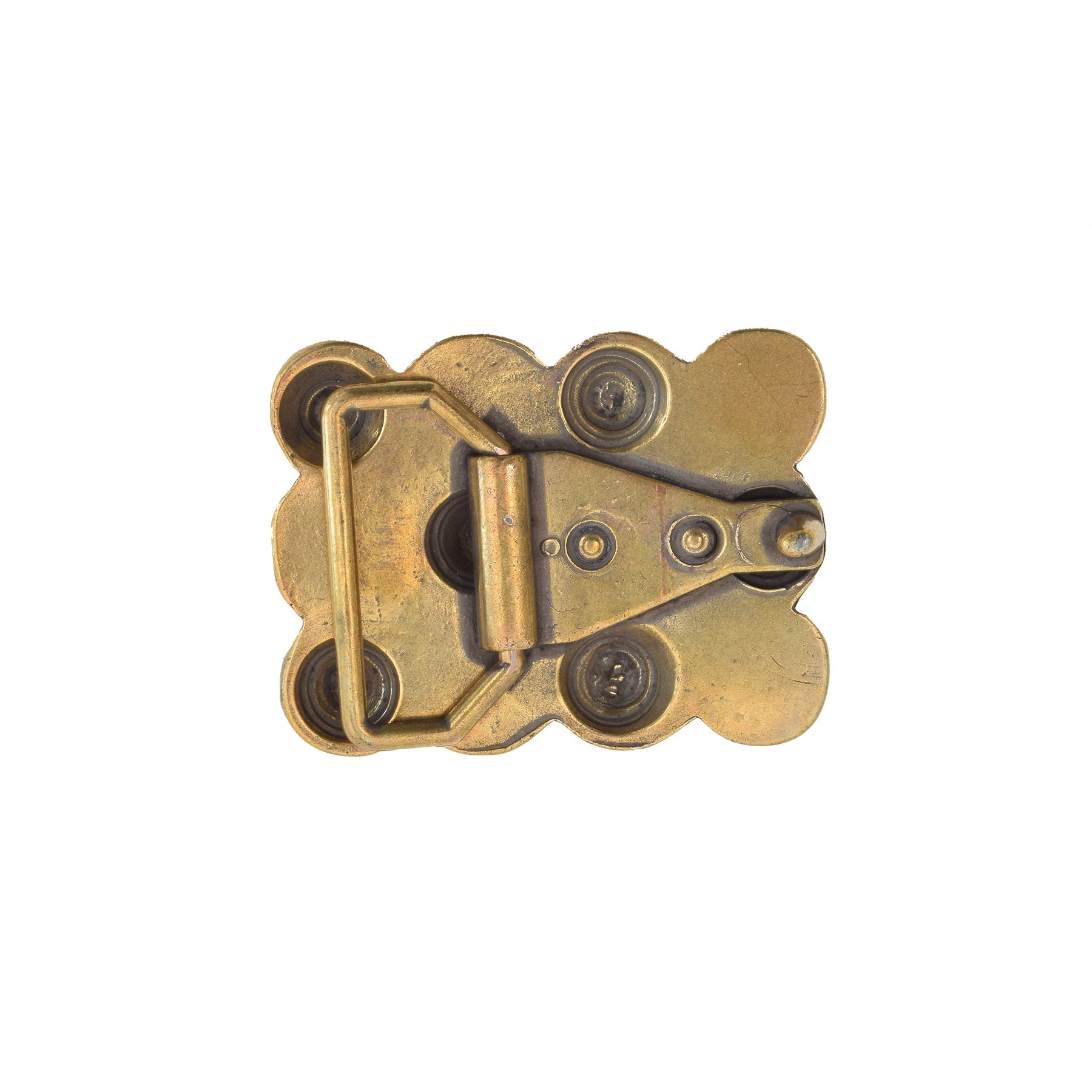 Gold Toned Removable Metal Belt Buckle Zyquix