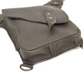 Gray Leather Belt Bag Elowen