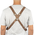 Gray Shoulder Leather Holster With Pocket Capella