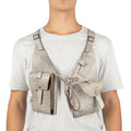 Gray Shoulder Leather Holster With Pocket Regulus