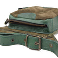 Green Leather Belt Bag Calypso