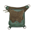 Green Leather Belt Bag Calypso