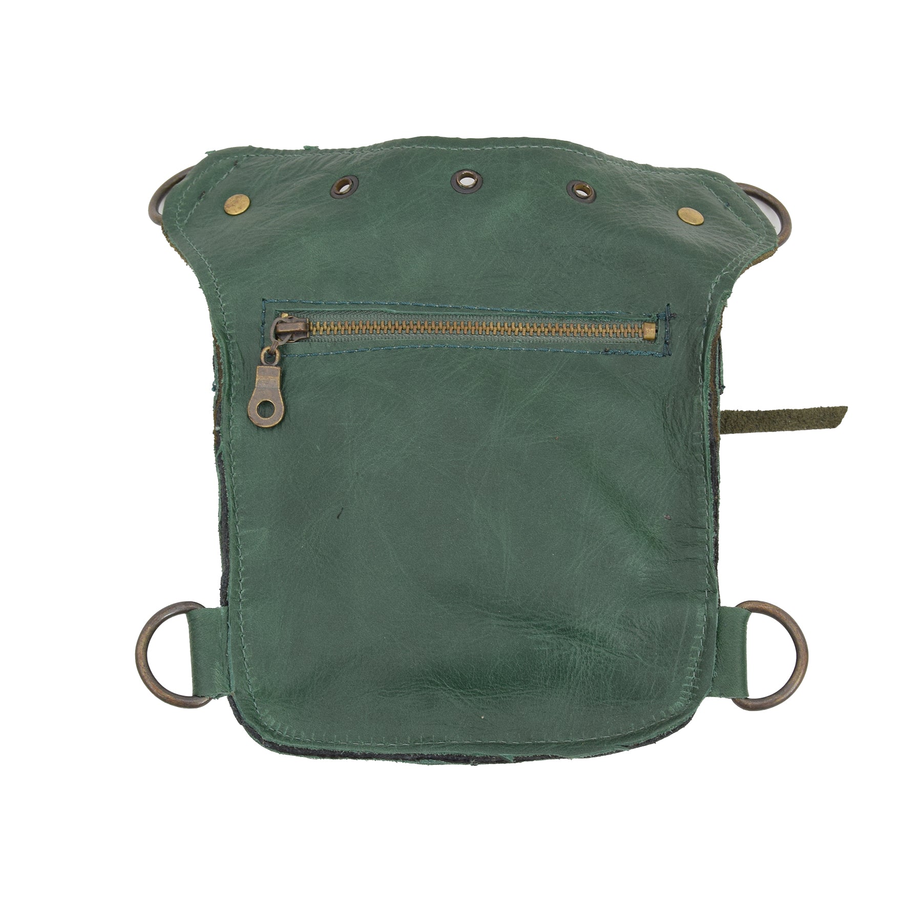 Green Leather Belt Bag Quilla