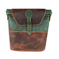 Green Leather Crossbody Bag Phaselis