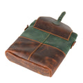 Green Leather Crossbody Bag Phaselis