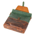 Green Leather Crossbody Bag Phaselis