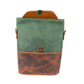 Green Leather Crossbody Bag Phaselis