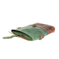 Green Leather Crossbody Bag Phaselis