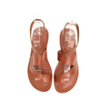 Harmonia Chestnut Brown Leather Women’s Sandals