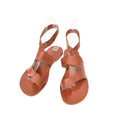 Harmonia Chestnut Brown Leather Women’s Sandals