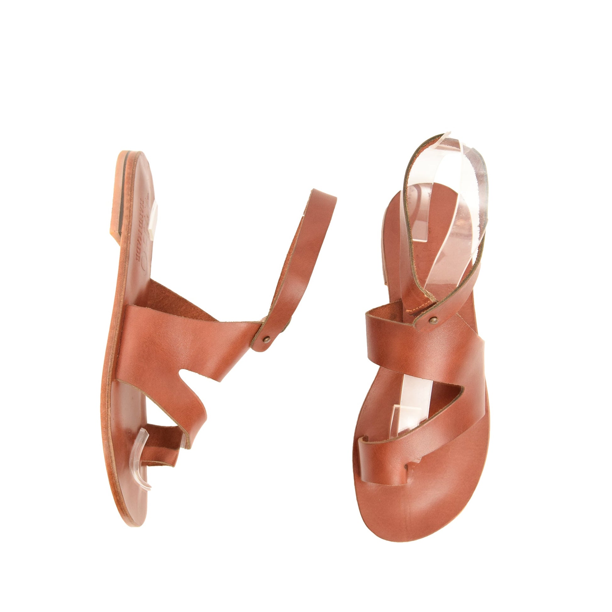 Harmonia Chestnut Brown Leather Women’s Sandals