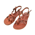 Hemera Chestnut Brown Leather Women’s Sandals