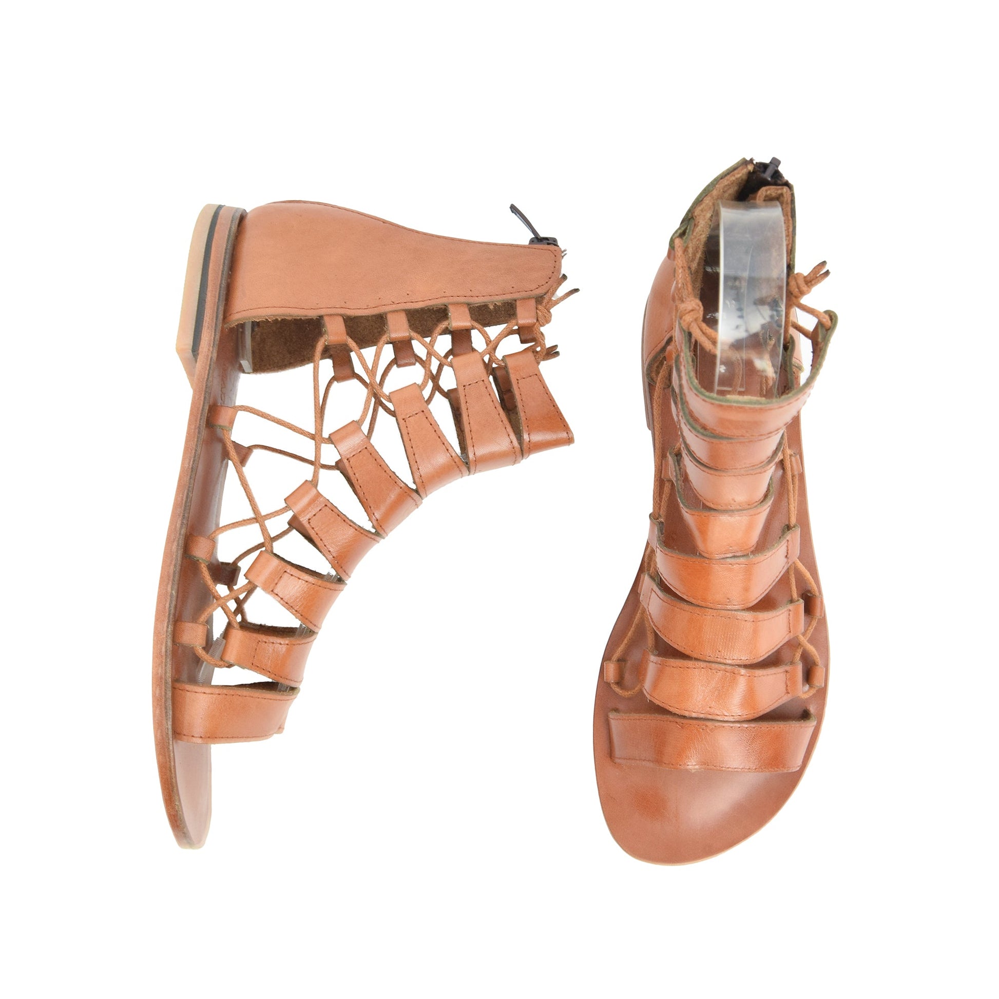 Hera Tan Leather Women’s Sandals