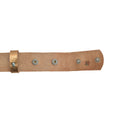 Leather Belt Bronz with Changeable Buckle Hesperia