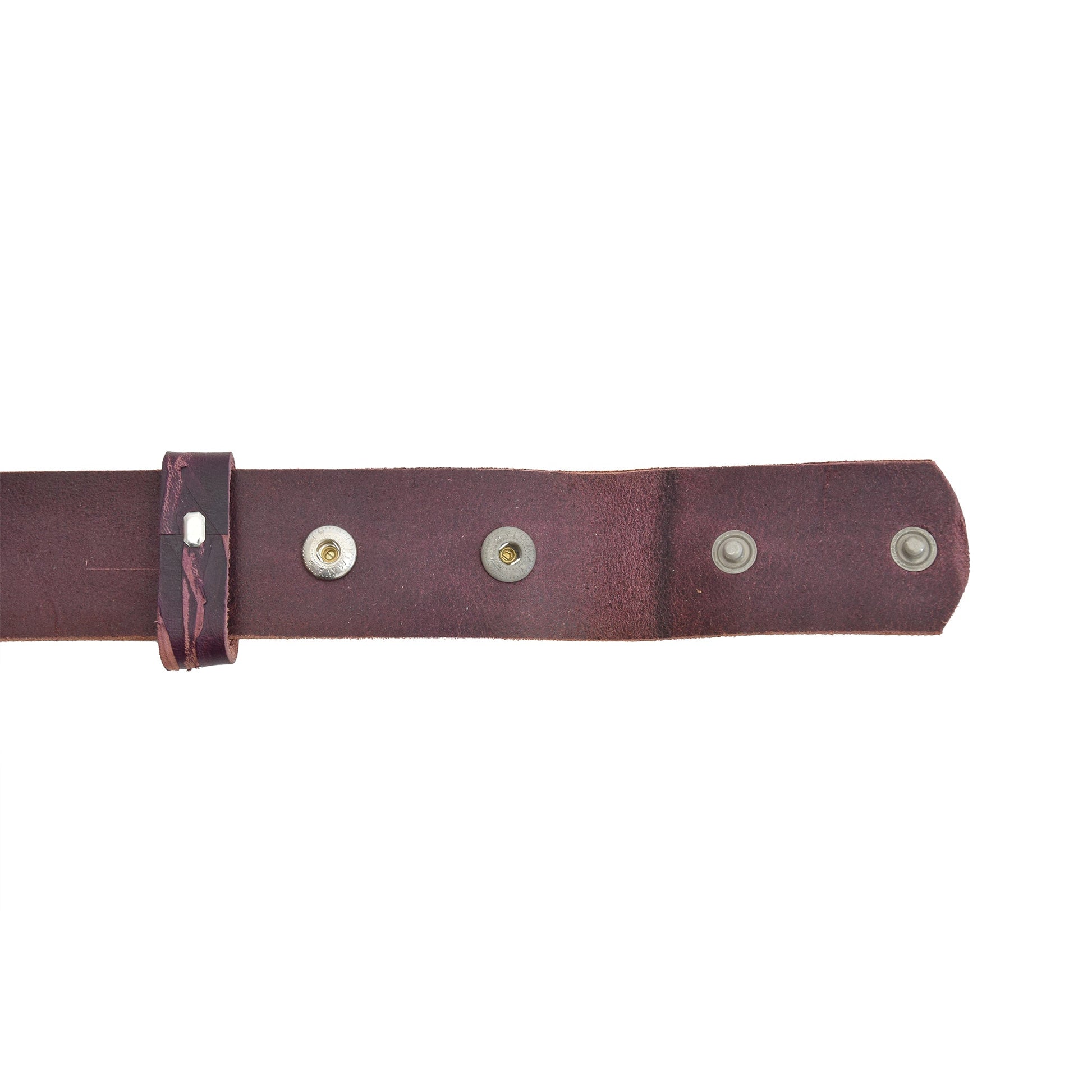 Leather Belt Purple with Changeable Buckle Galadriel