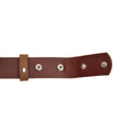 Leather Belt Tan with Changeable Buckle Pulse