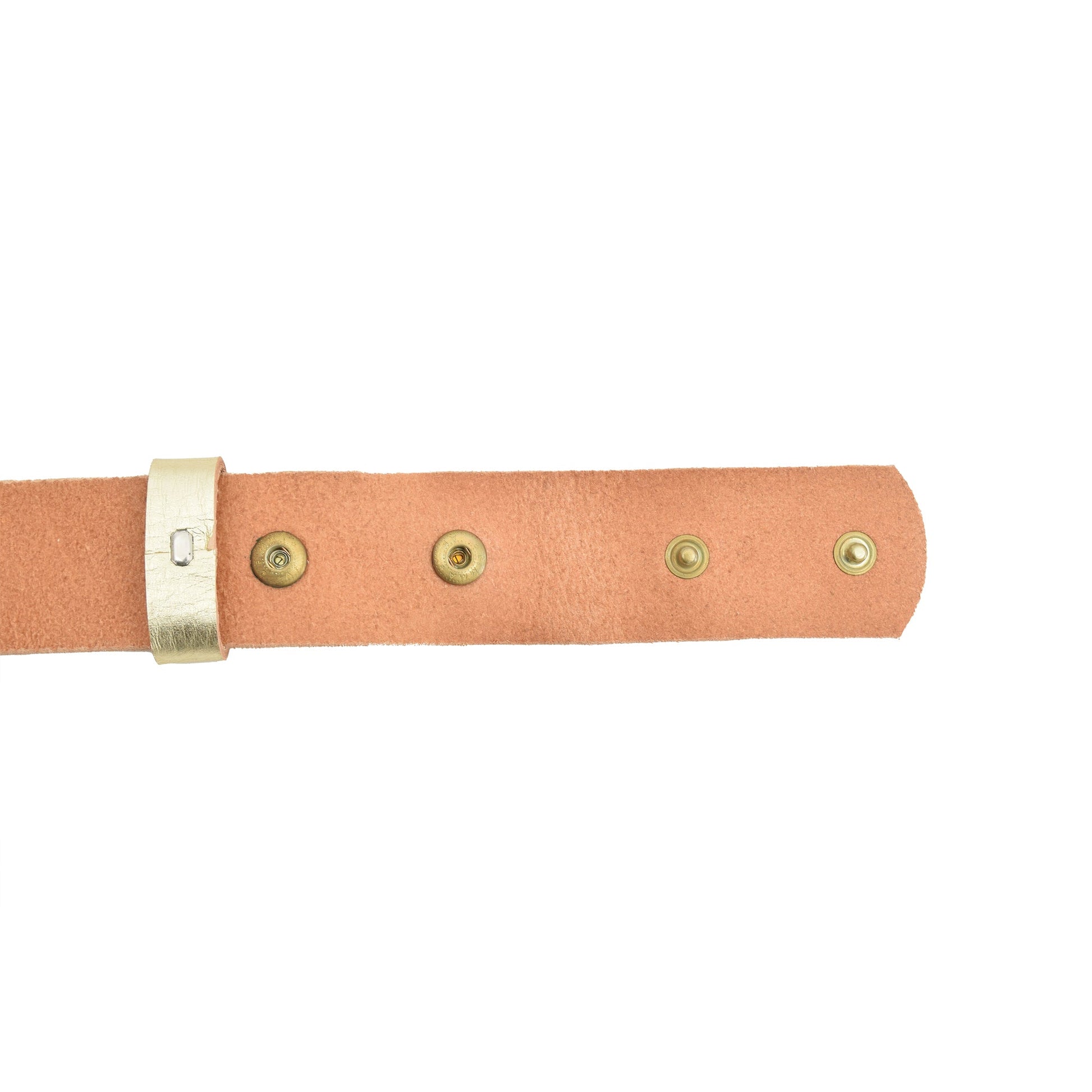 Leather Belt Yellow with Changeable Buckle Elite