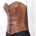 Leather Bustier Brown Madison