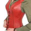 Leather Bustier Red Harmony