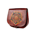 Leather Carved & Crafted Hand Bag Amisos