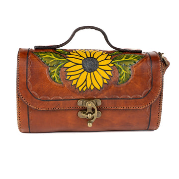 Leather Carved & Crafted Hand Bags Leila