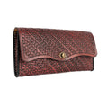 Leather Carved & Crafted Hand Bags Red Victoria