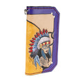 Leather Carved & Crafted Wallet Mohawk Colorfull