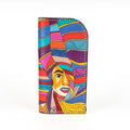 Leather Carved & Crafted Wallet Women Colorfull