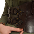 Leather Corset Brown Hecato