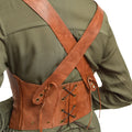 Leather Corset Light Brown Lady