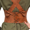 Leather Corset Light Brown Lady