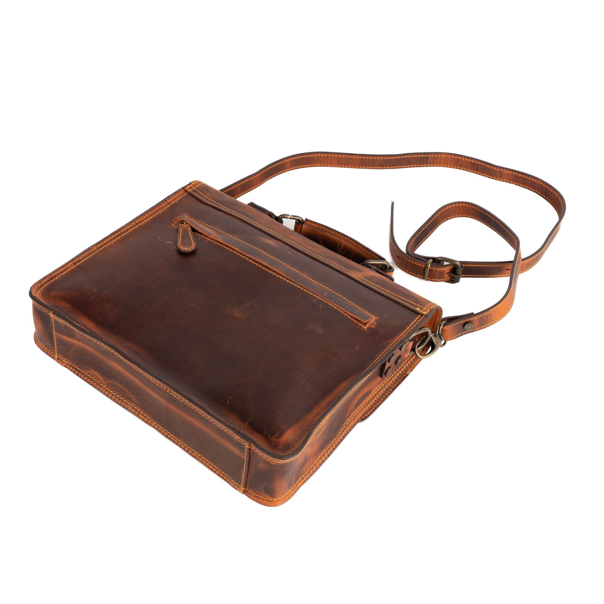 Leather Messenger Bag Xantus