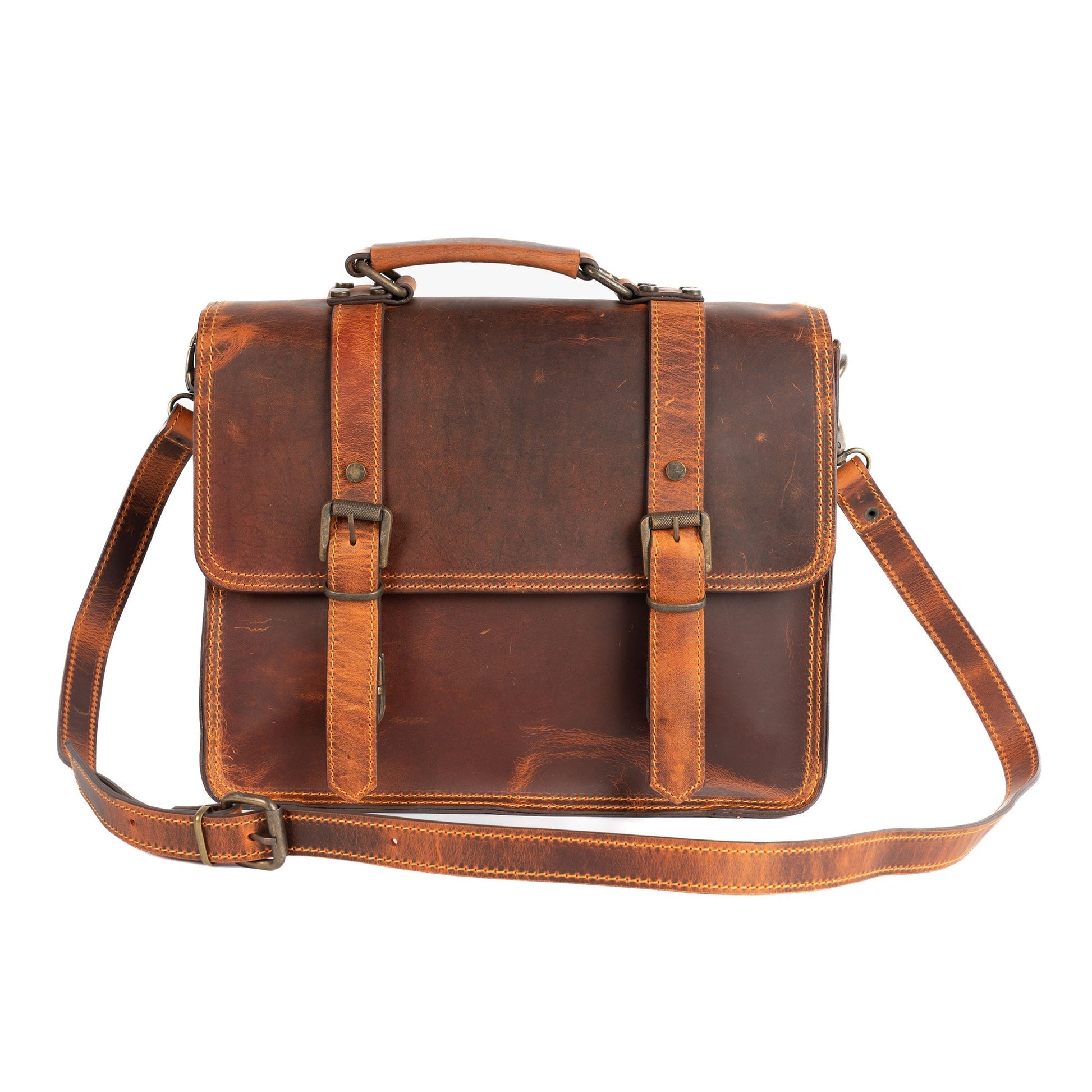 Leather Messenger Bag Xantus