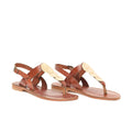 Nereus Chestnut Brown Leather Women’s Sandals