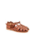 Panacea Chestnut Brown Leather Women’s Sandals