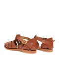 Panacea Chestnut Brown Leather Women’s Sandals