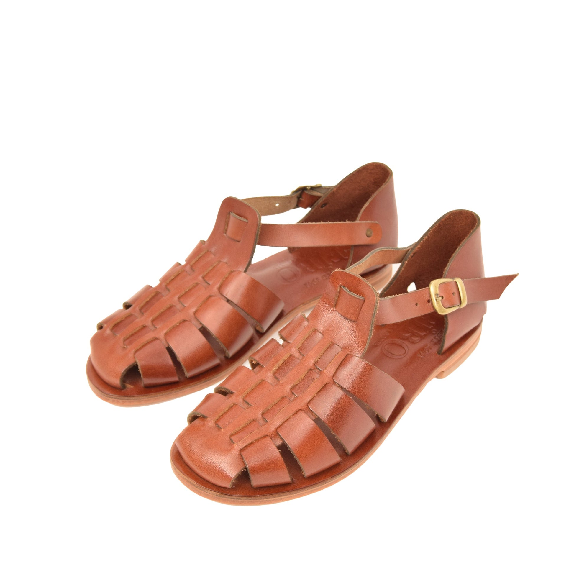 Panacea Chestnut Brown Leather Women’s Sandals