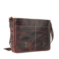 Red Leather Messenger Bag Jakida