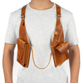 Regulus Tan Shoulder Leather Holster With Pocket