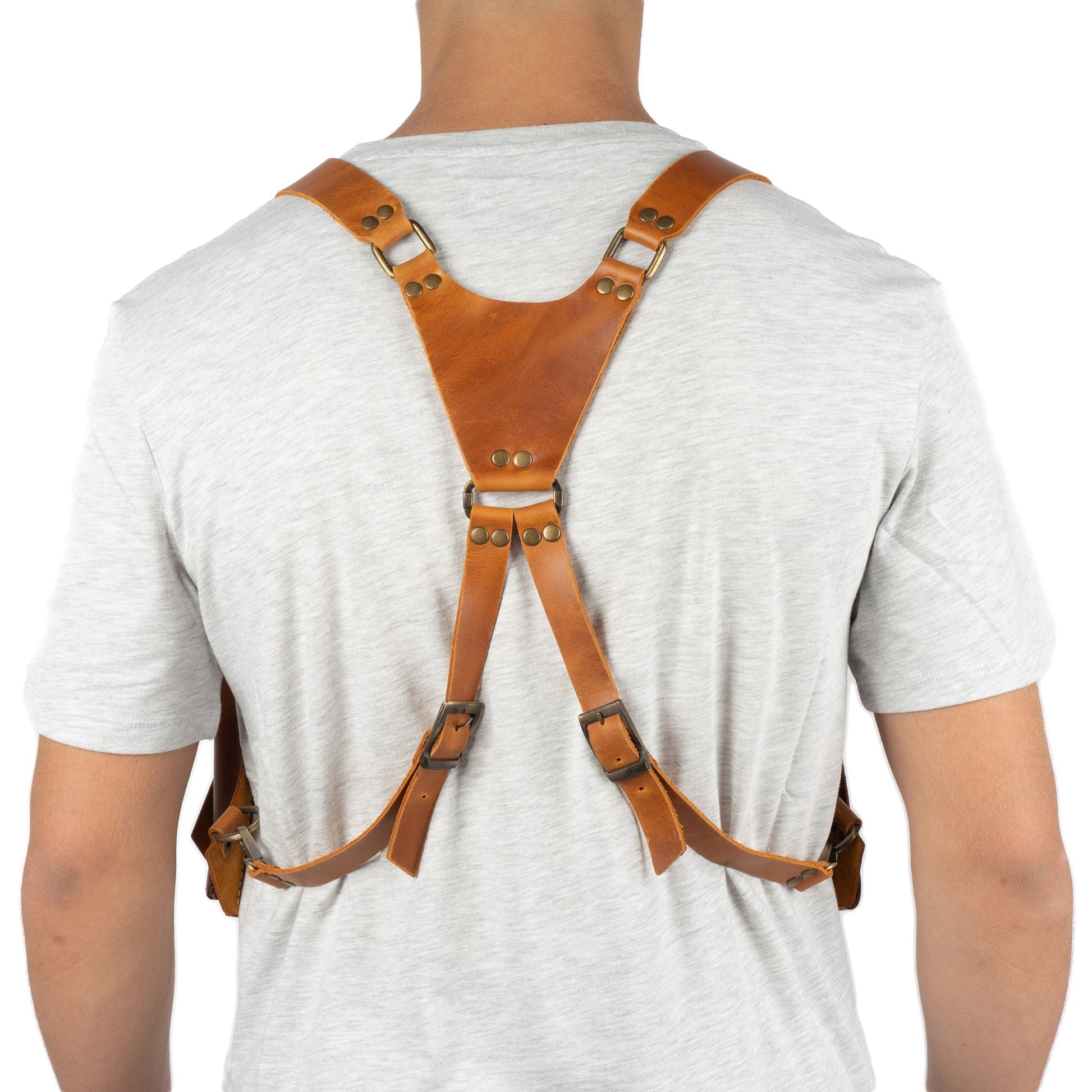 Regulus Tan Shoulder Leather Holster With Pocket