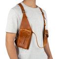 Regulus Tan Shoulder Leather Holster With Pocket