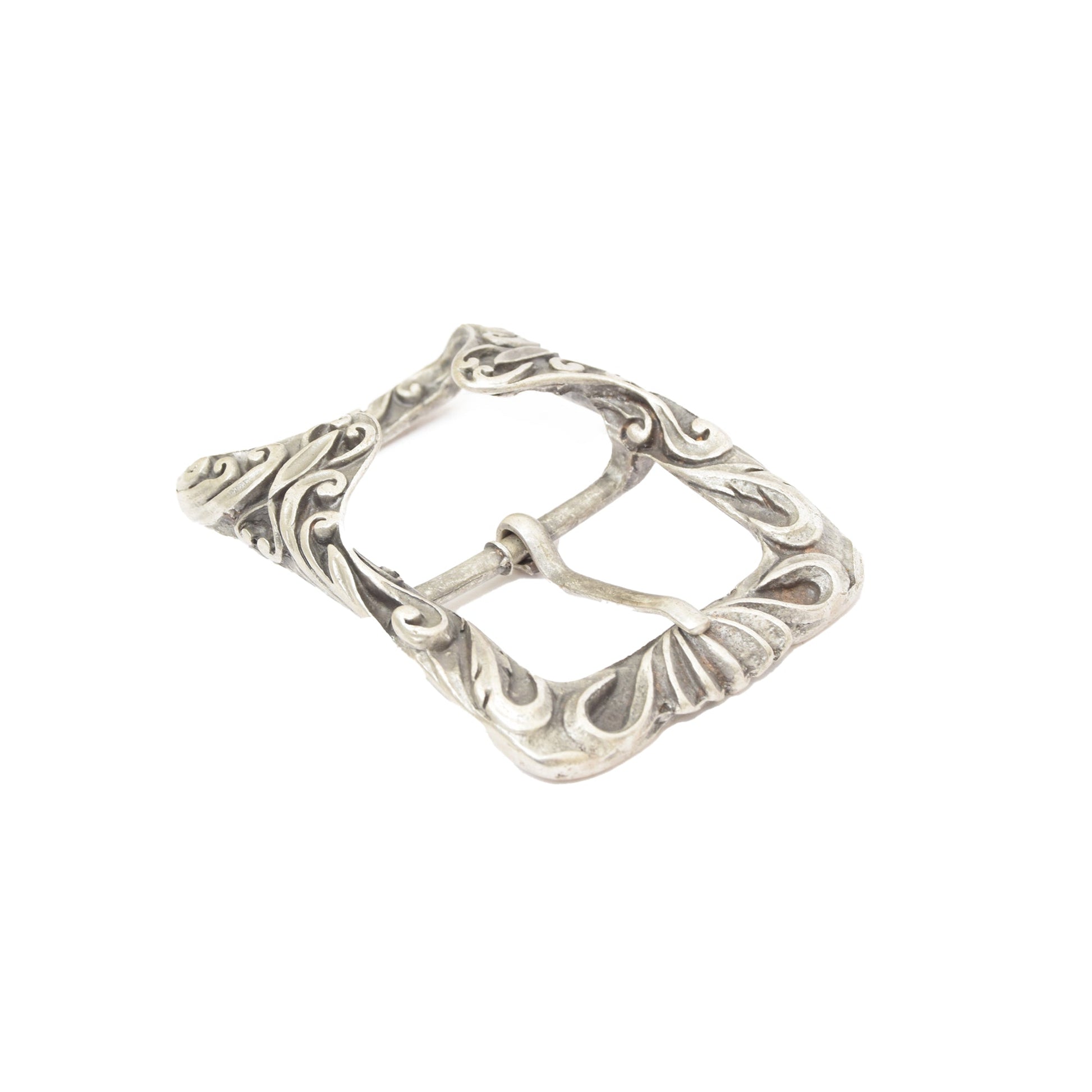 Silver Toned Removable Metal Belt Buckle Alabanda