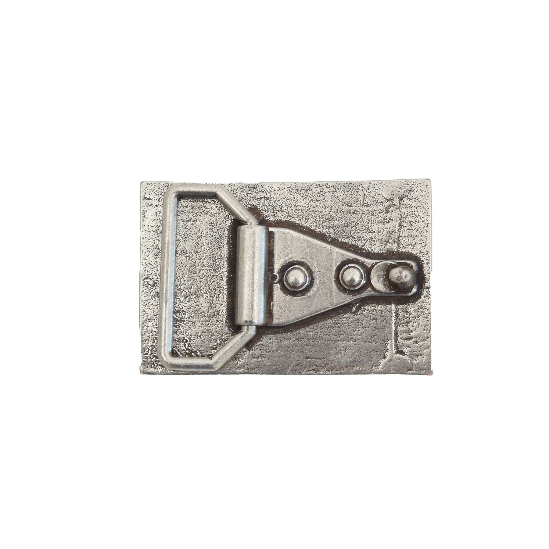 Silver Toned Removable Metal Belt Buckle Cato